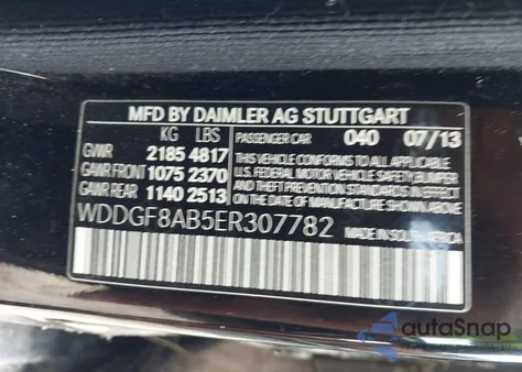 2014 Mercedes-Benz C 300 Sport 4Matic из США, поврежденный, VIN WDDGF8AB5ER307782